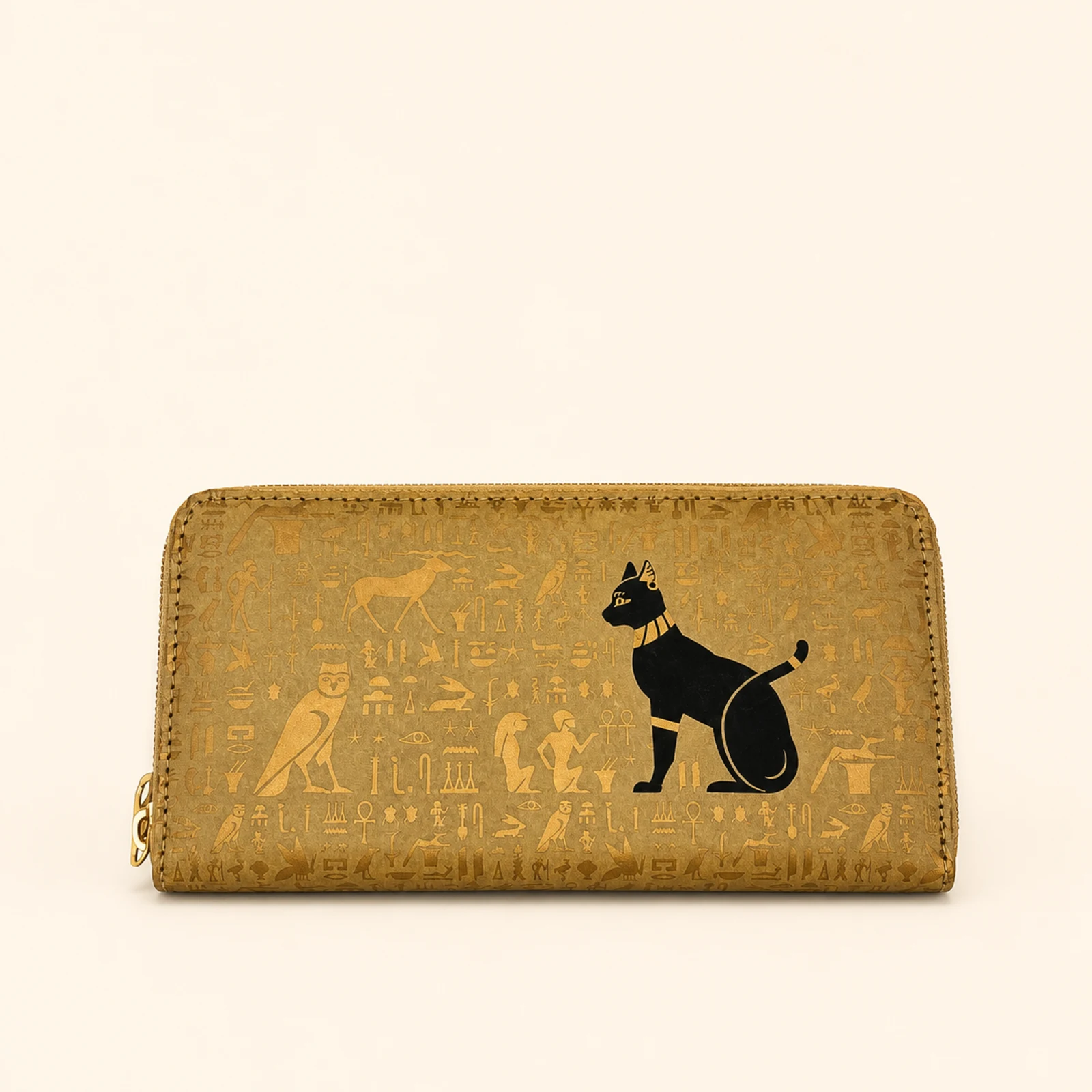 Ancient Egypt Long Wallet with Zipper view 2