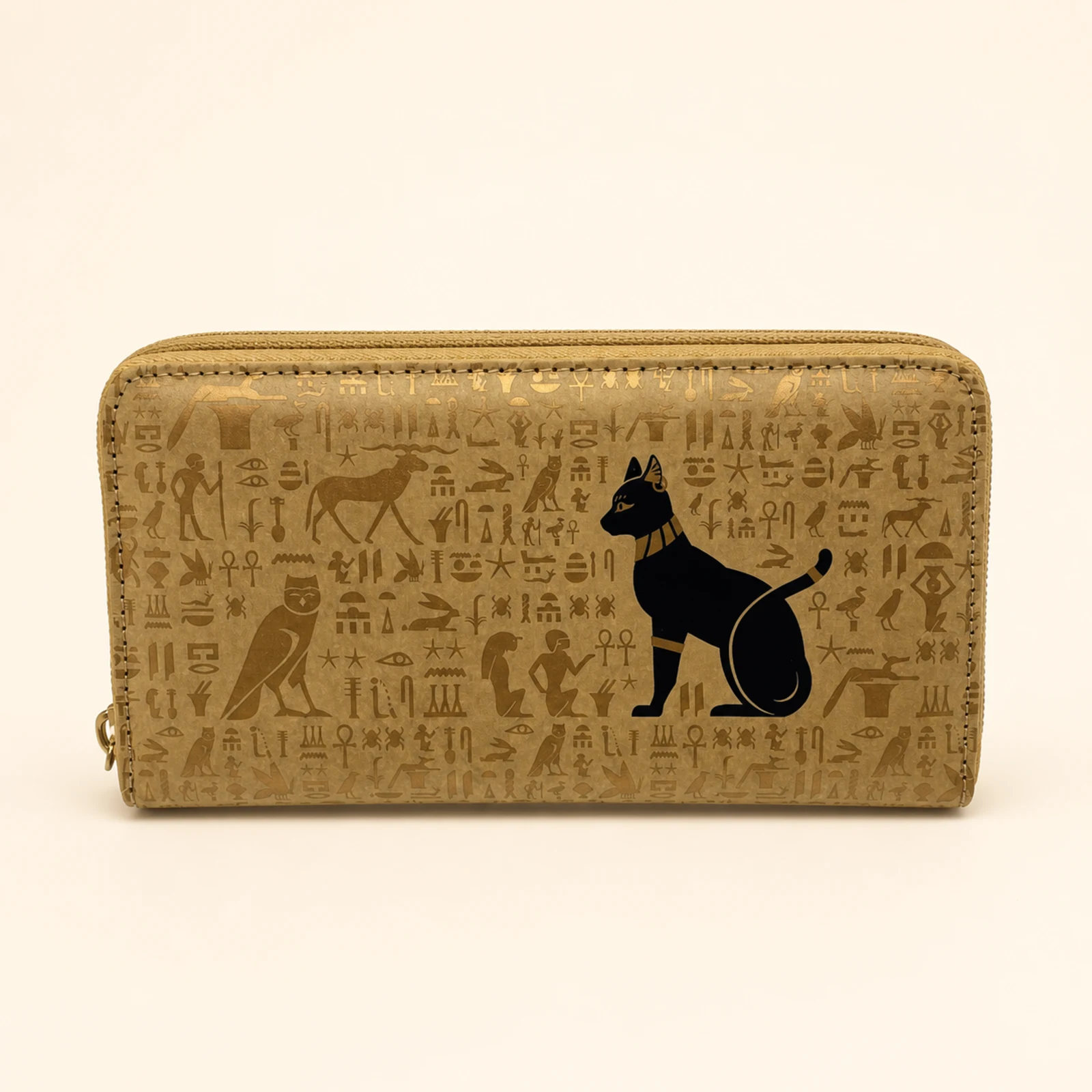 Ancient Egypt Long Wallet with Zipper view 7