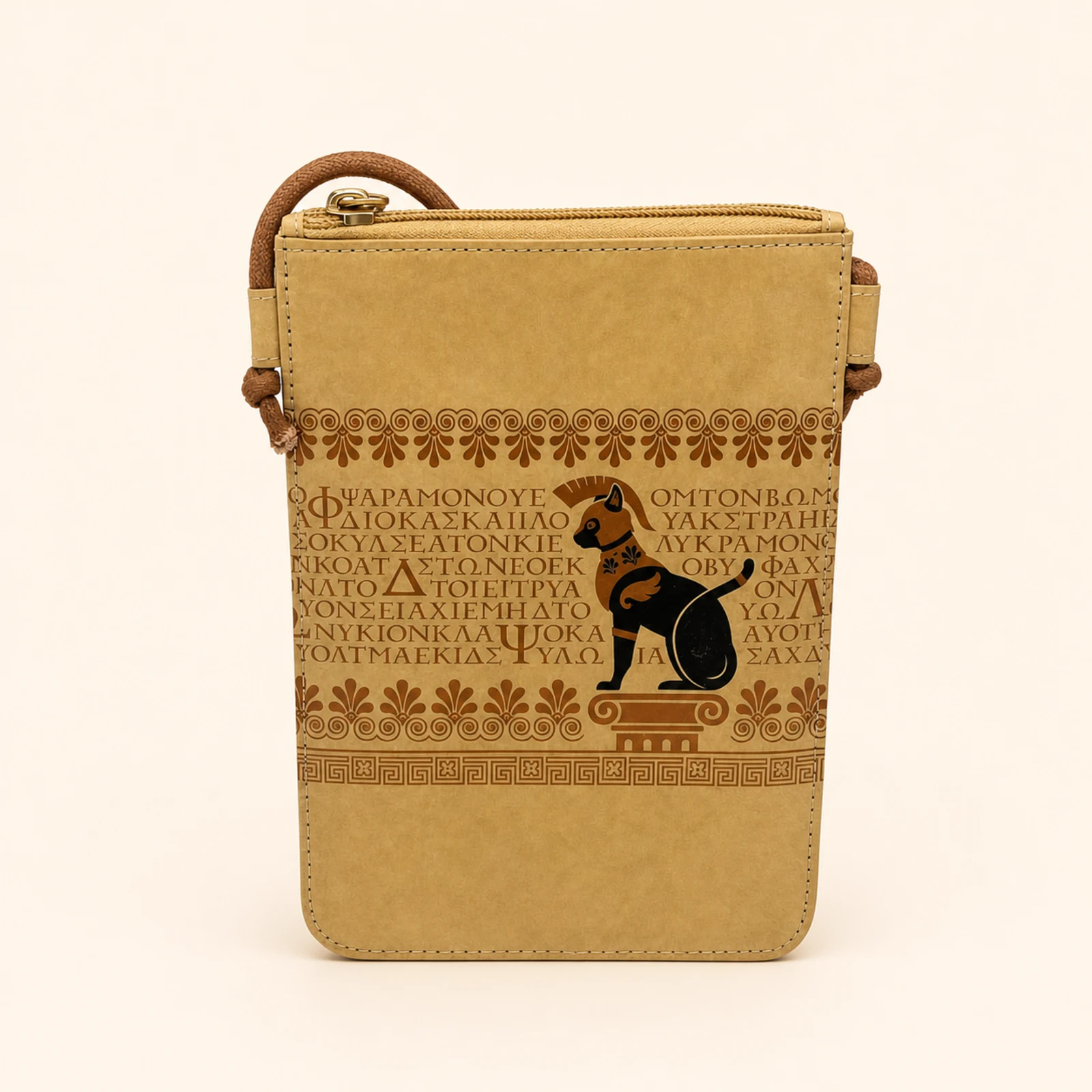 Ancient Greek Phone Bag — Orange