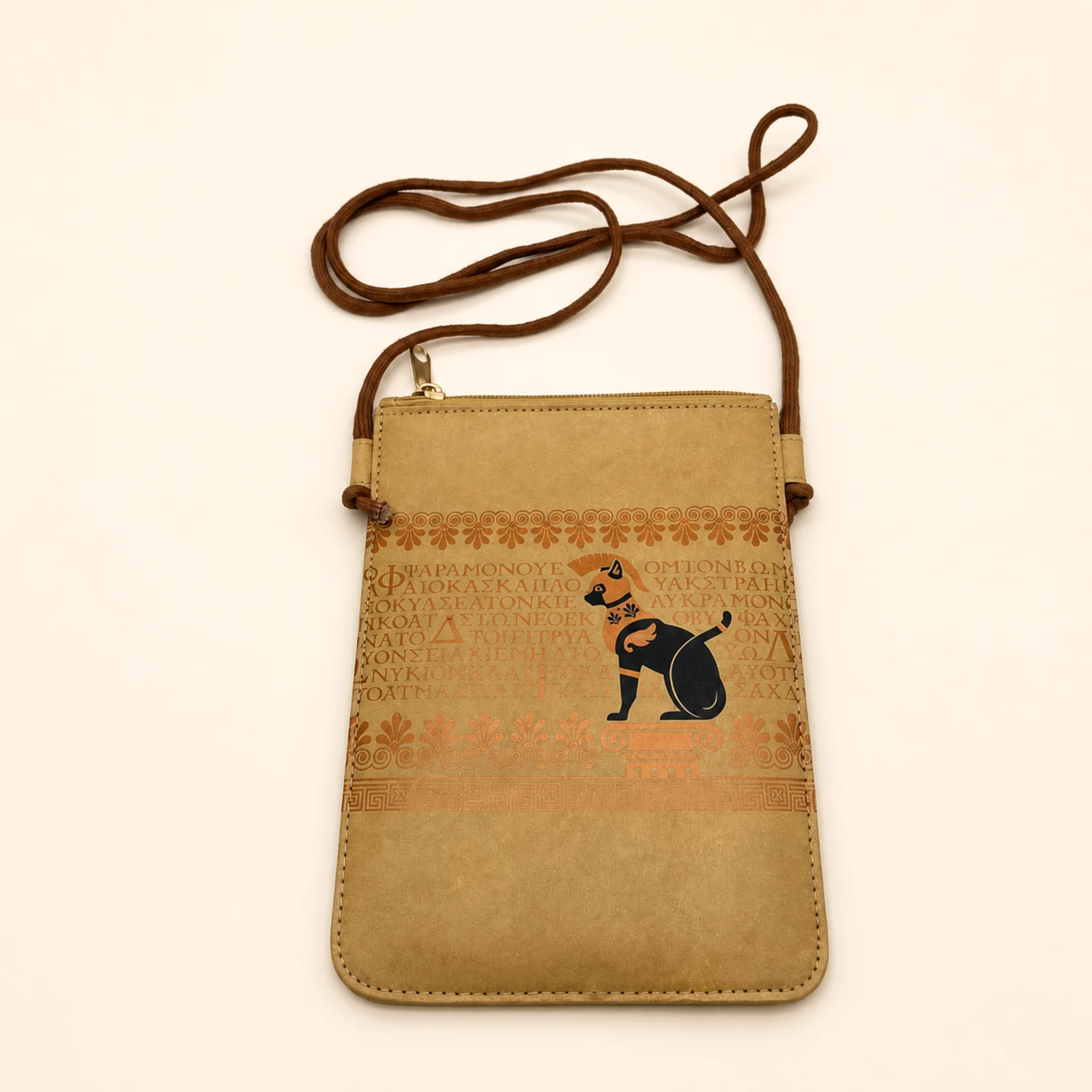 Ancient Greek Phone Bag — Orange view 2