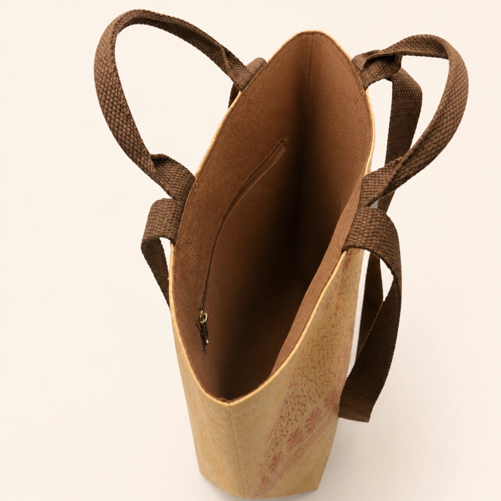 Ancient Greek Shopper Tote — Rose Gold view 3