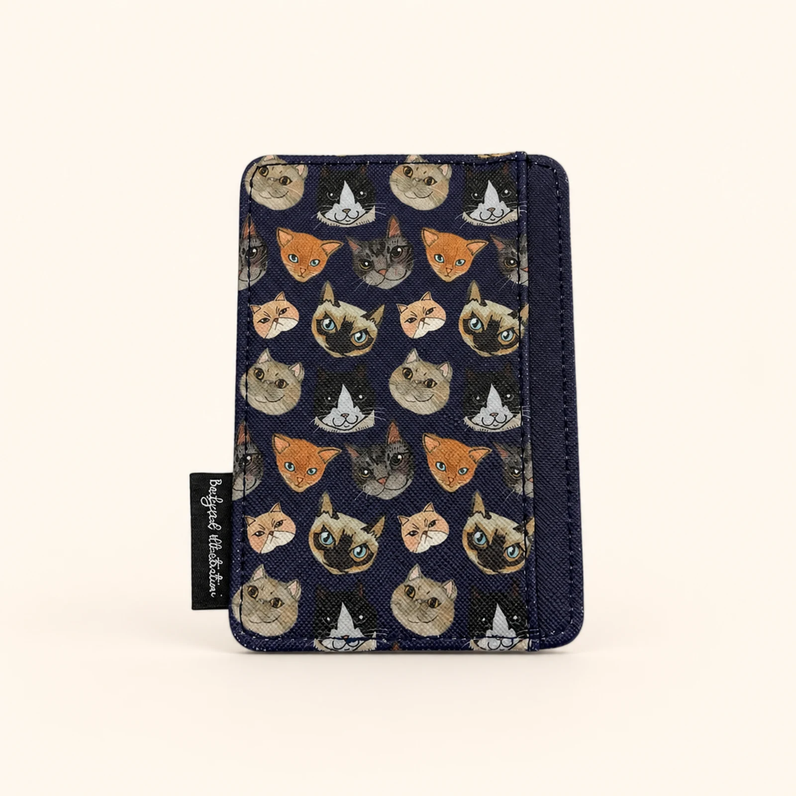 Cat Pattern Card Holder view 3
