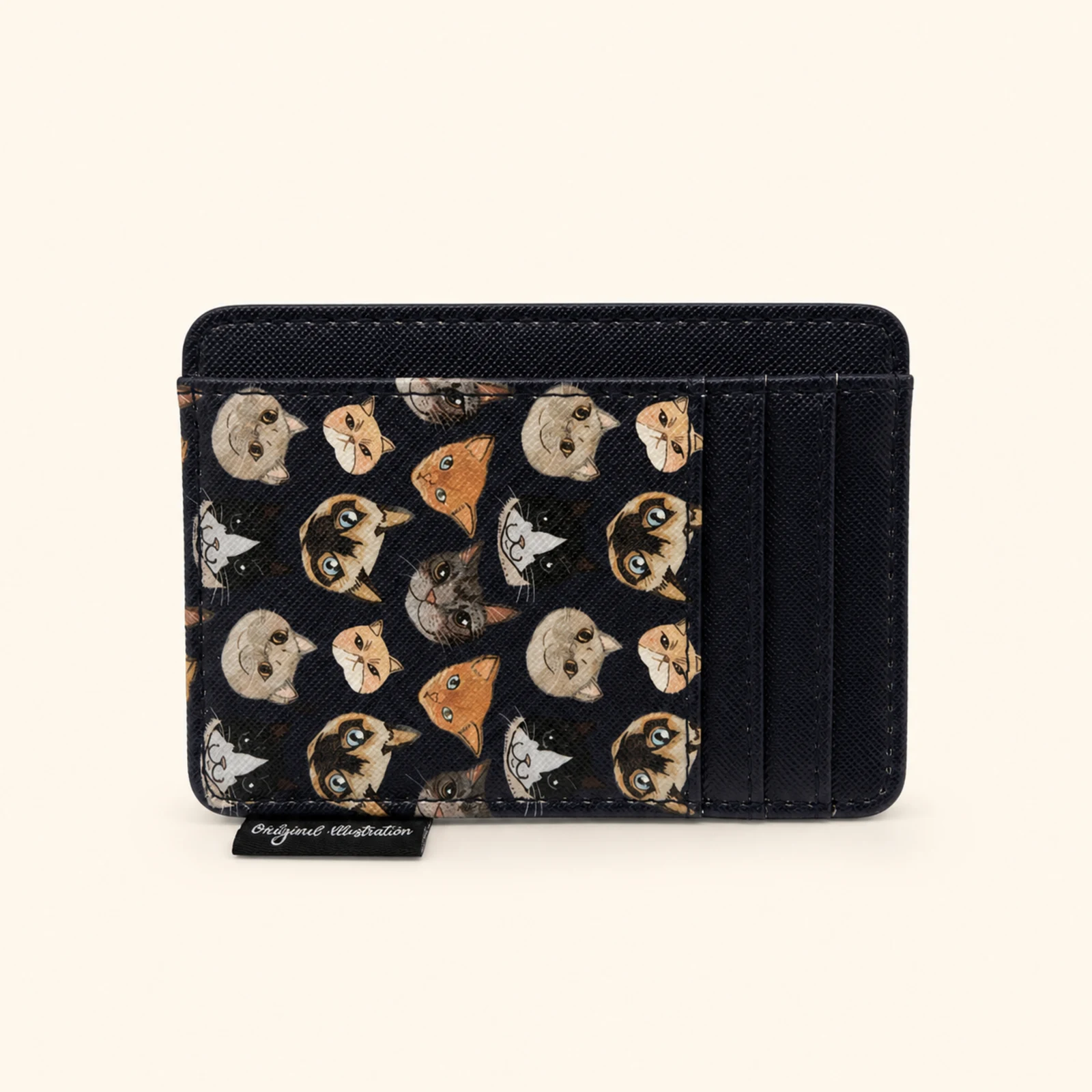 Cat Pattern Card Holder view 4