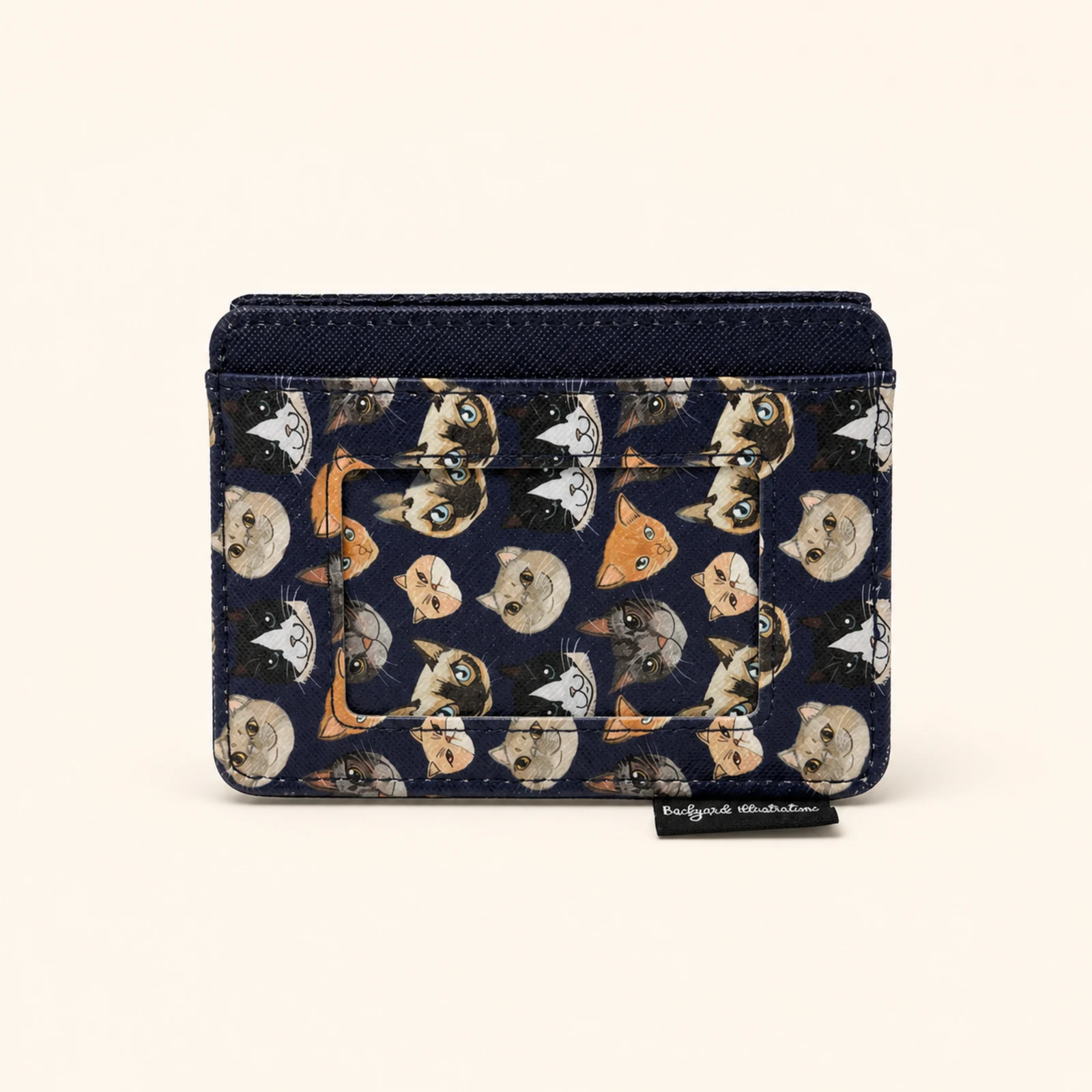 Cat Pattern Card Holder view 5