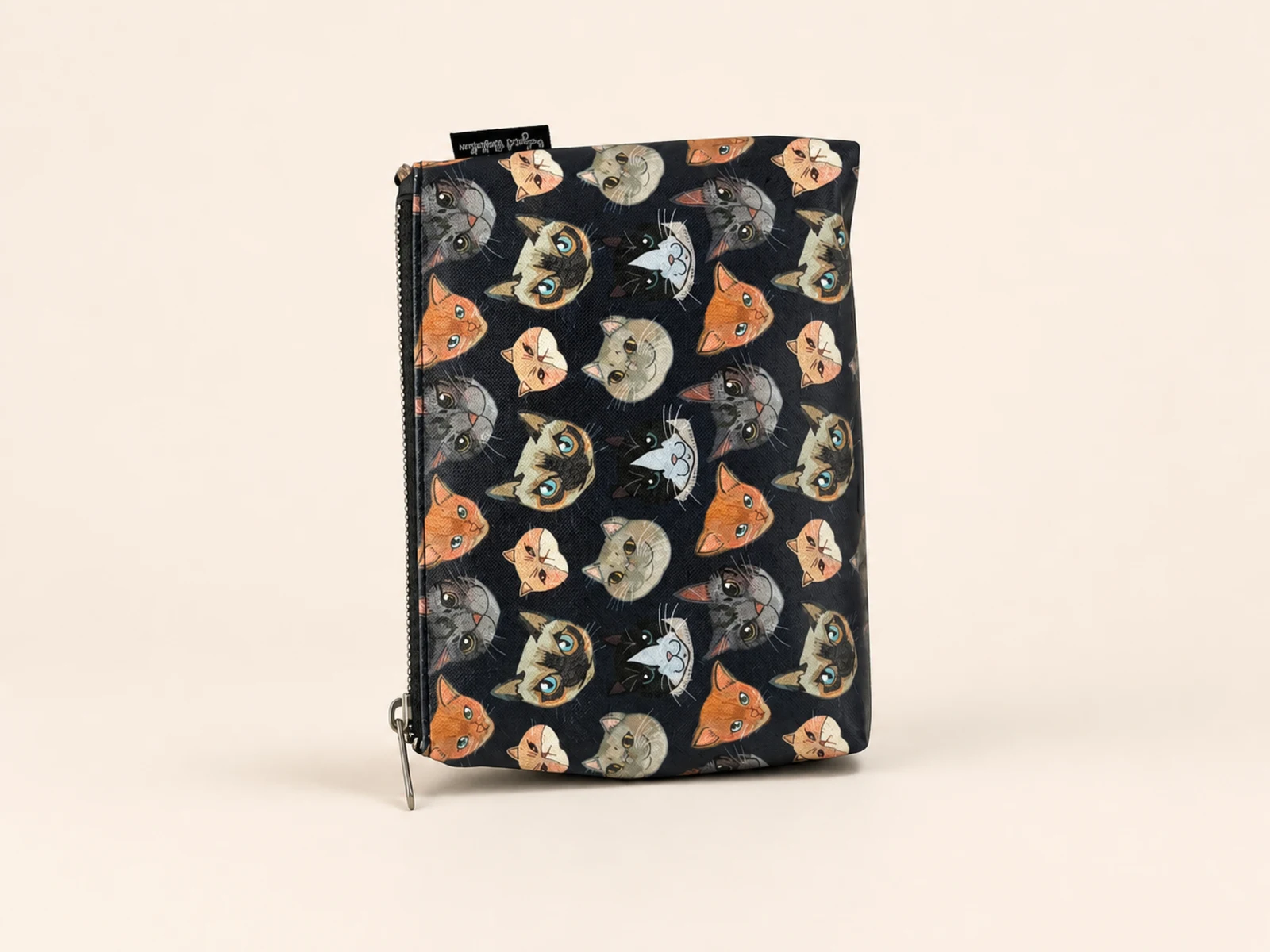 Cat Pattern Cosmetic Bag view 4