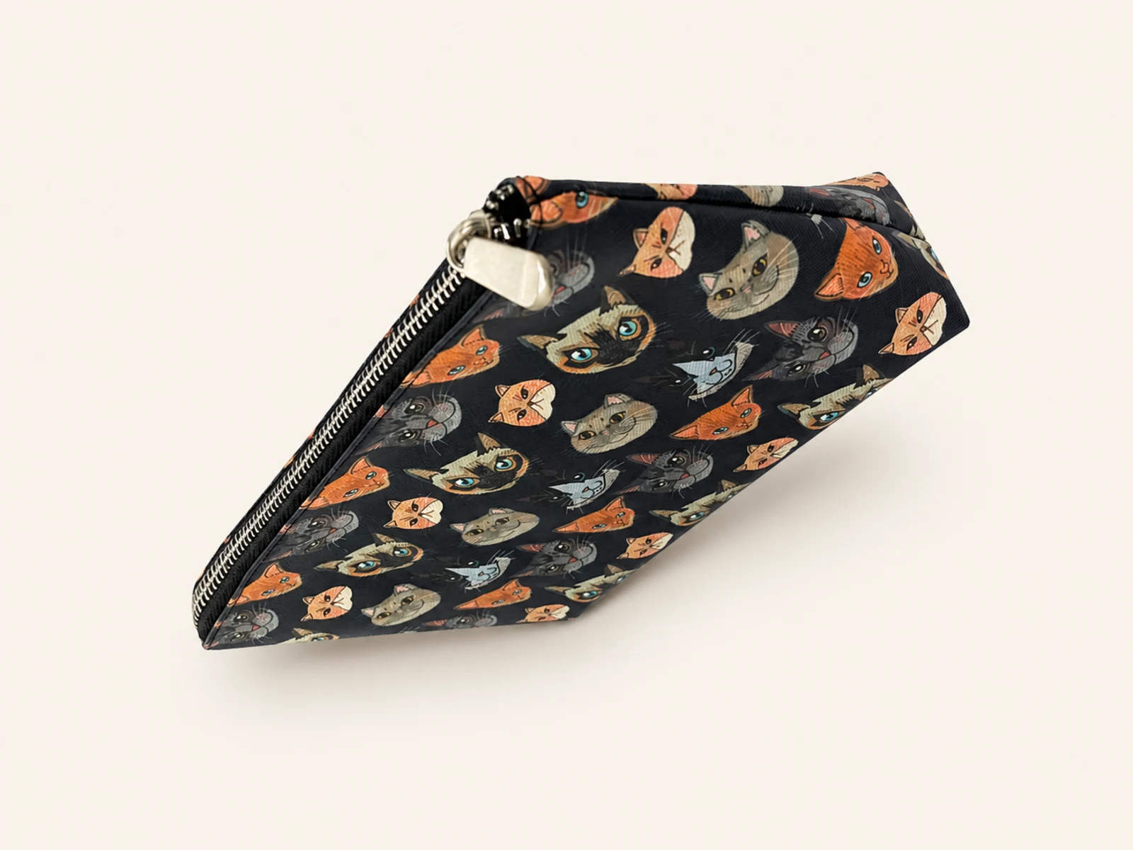Cat Pattern Cosmetic Bag view 5