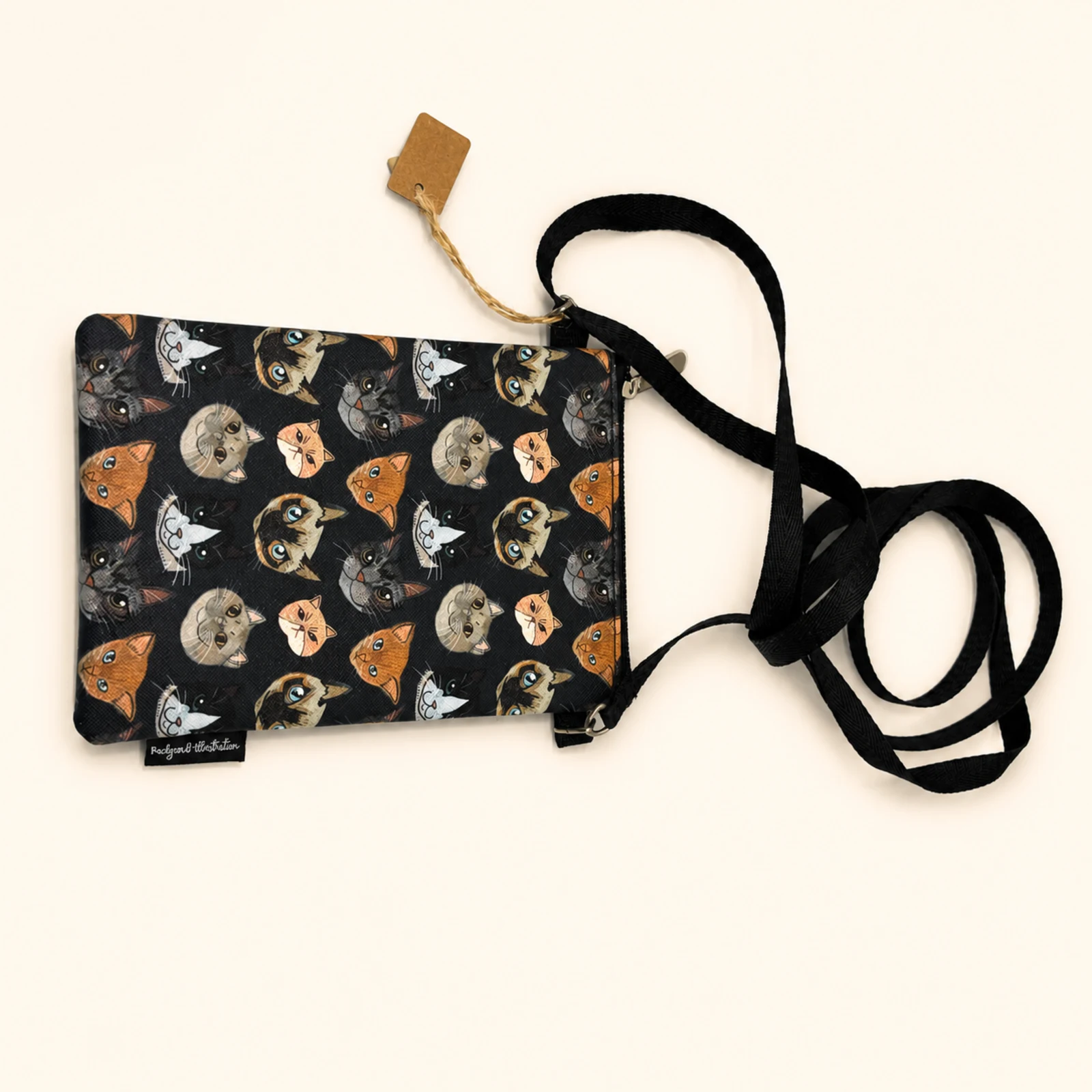 Cat Pattern Phone Bag view 5