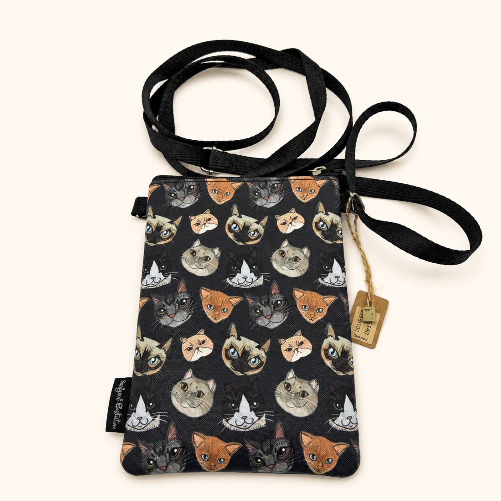 Cat Pattern Phone Bag view 4