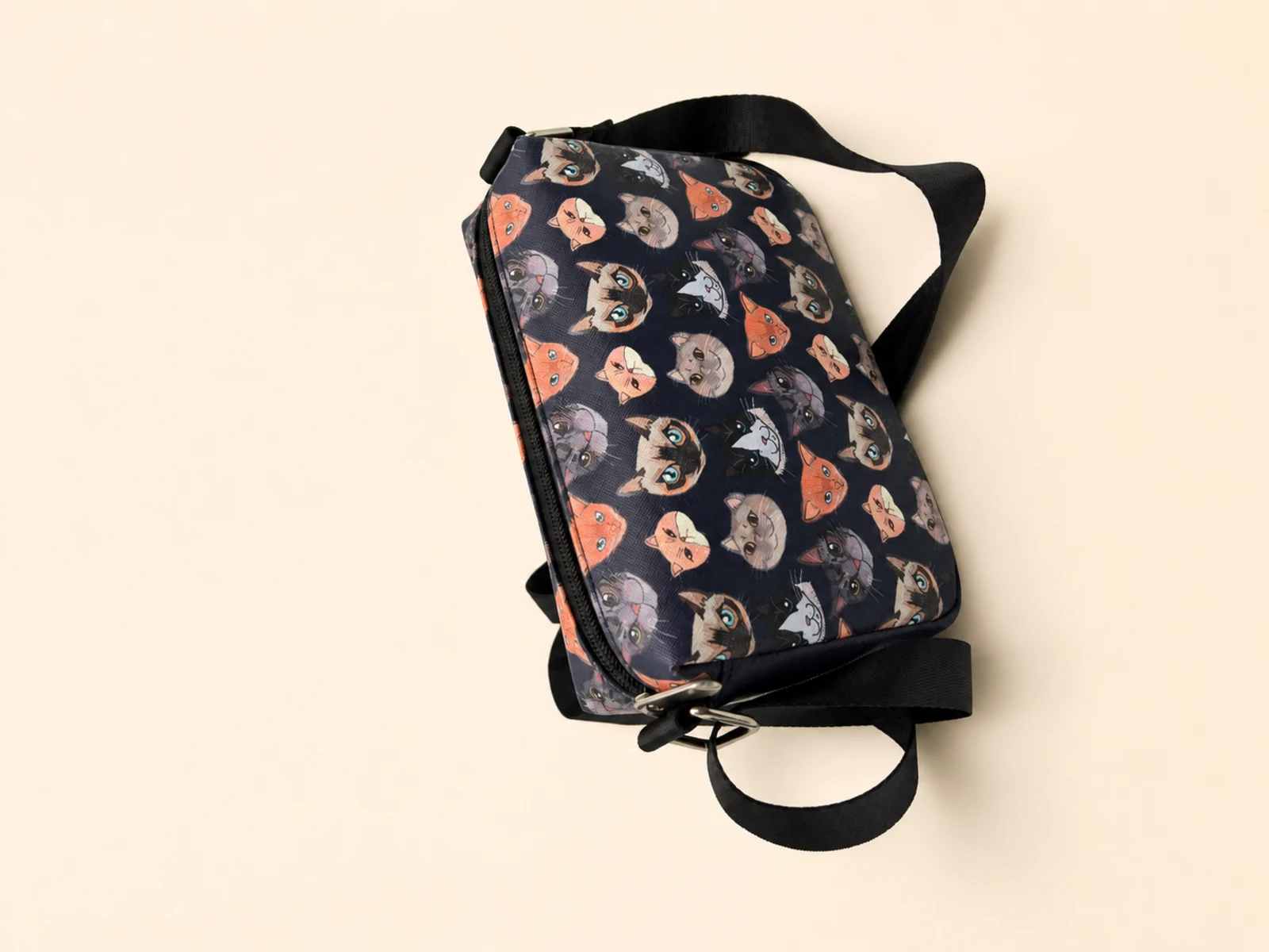 Cat Pattern Shoulder Bag view 2