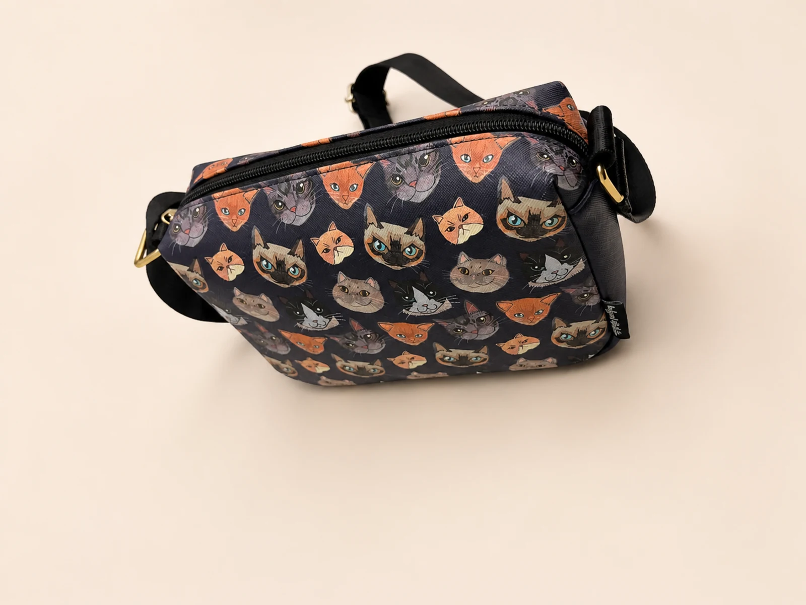 Cat Pattern Shoulder Bag view 3