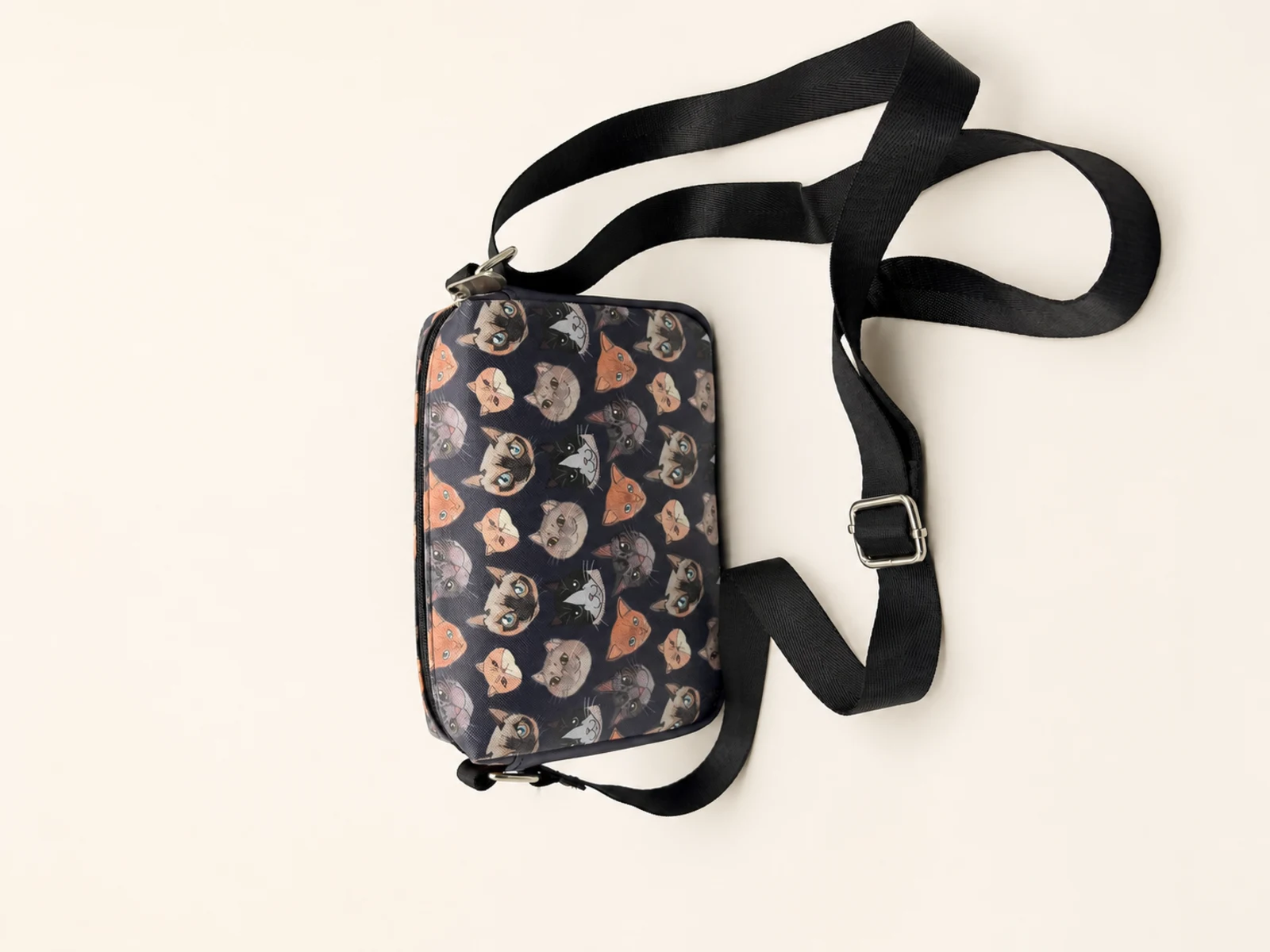 Cat Pattern Shoulder Bag view 4