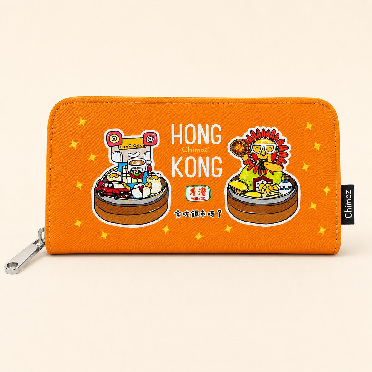 Chimoz HK Long Wallet with Zipper view 2