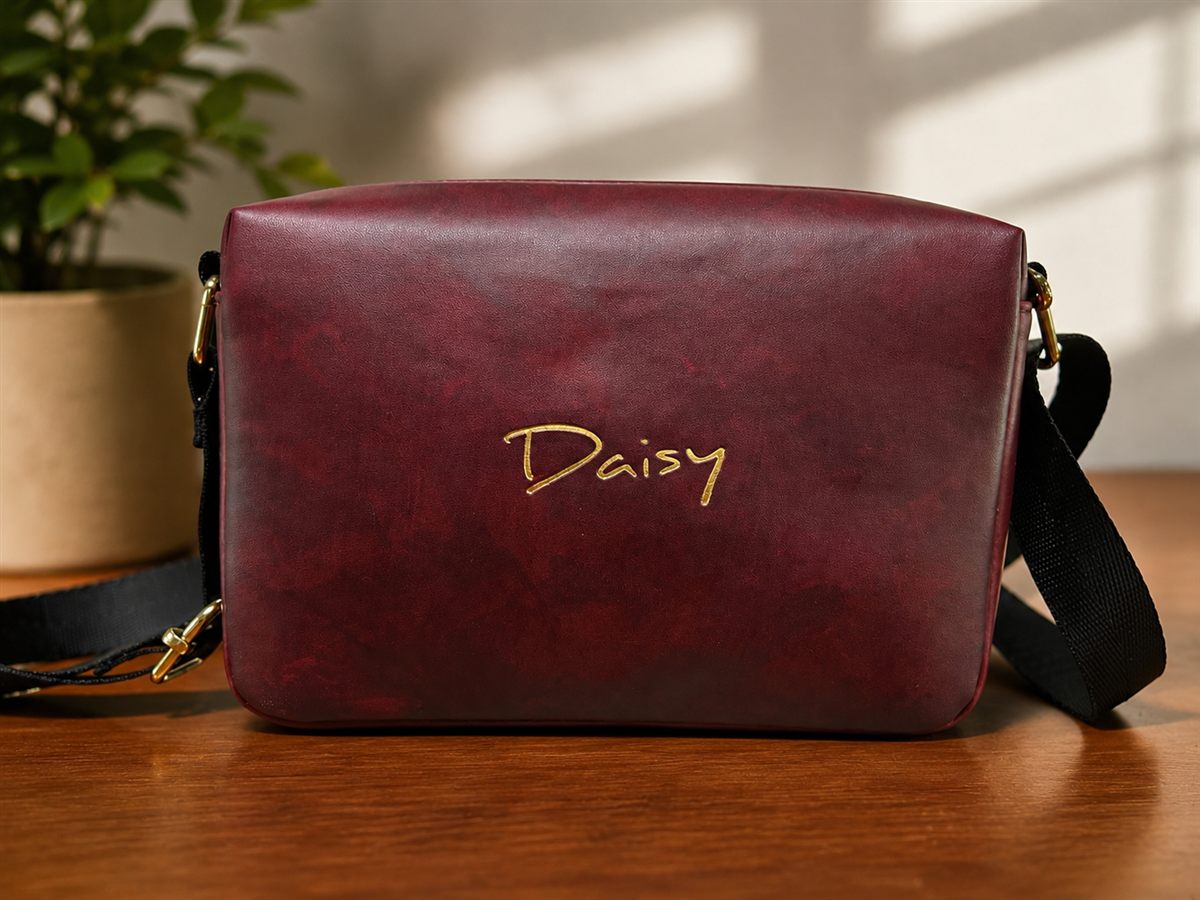 Daisy Pattern Shoulder Bag view 3