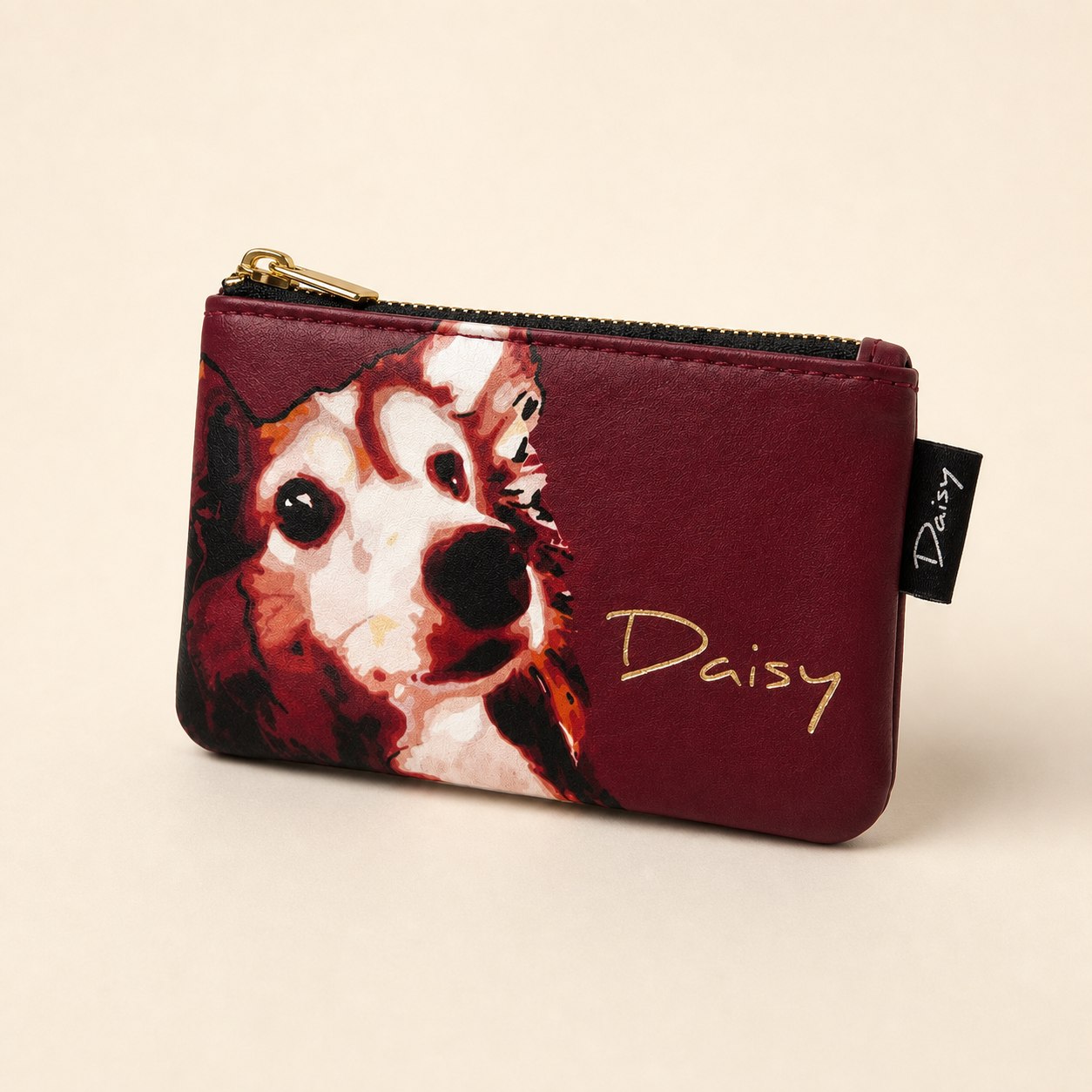 Daisy Pattern Coin Case