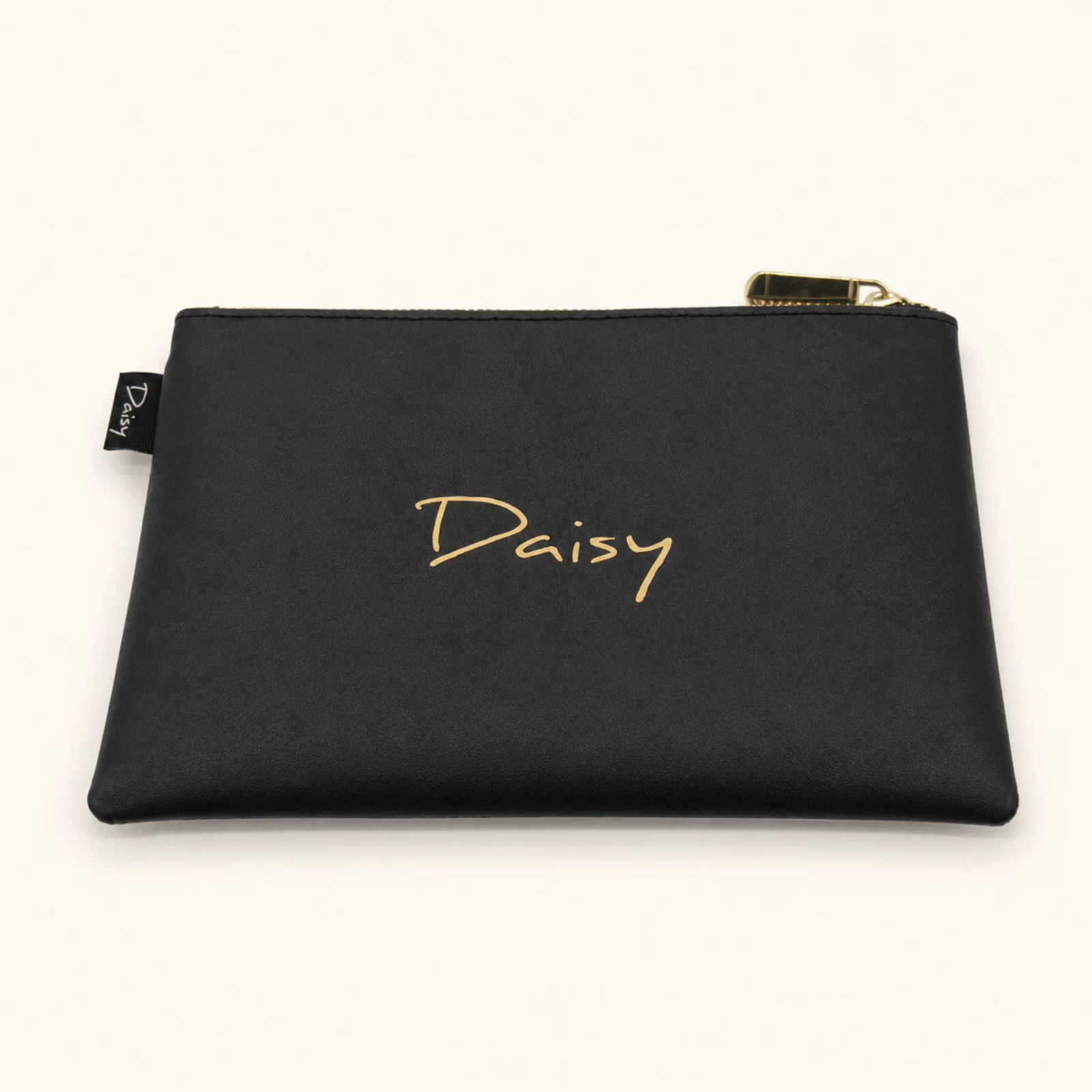 Daisy Pattern 5×8″ Flat Pencil Case view 3