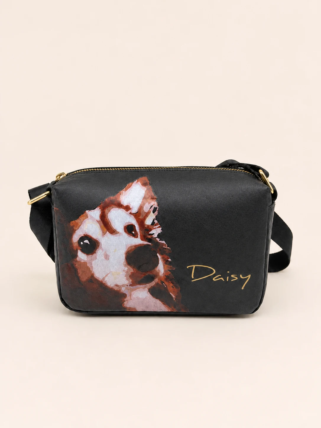 Daisy Pattern Shoulder Bag