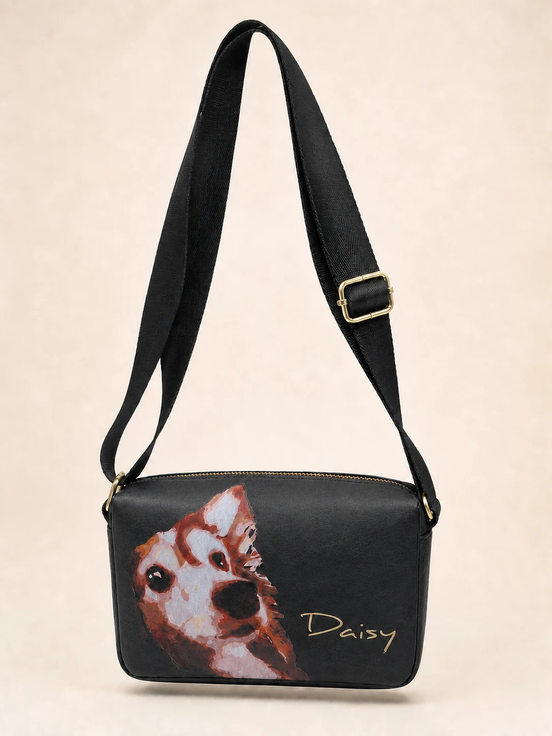 Daisy Pattern Shoulder Bag view 3