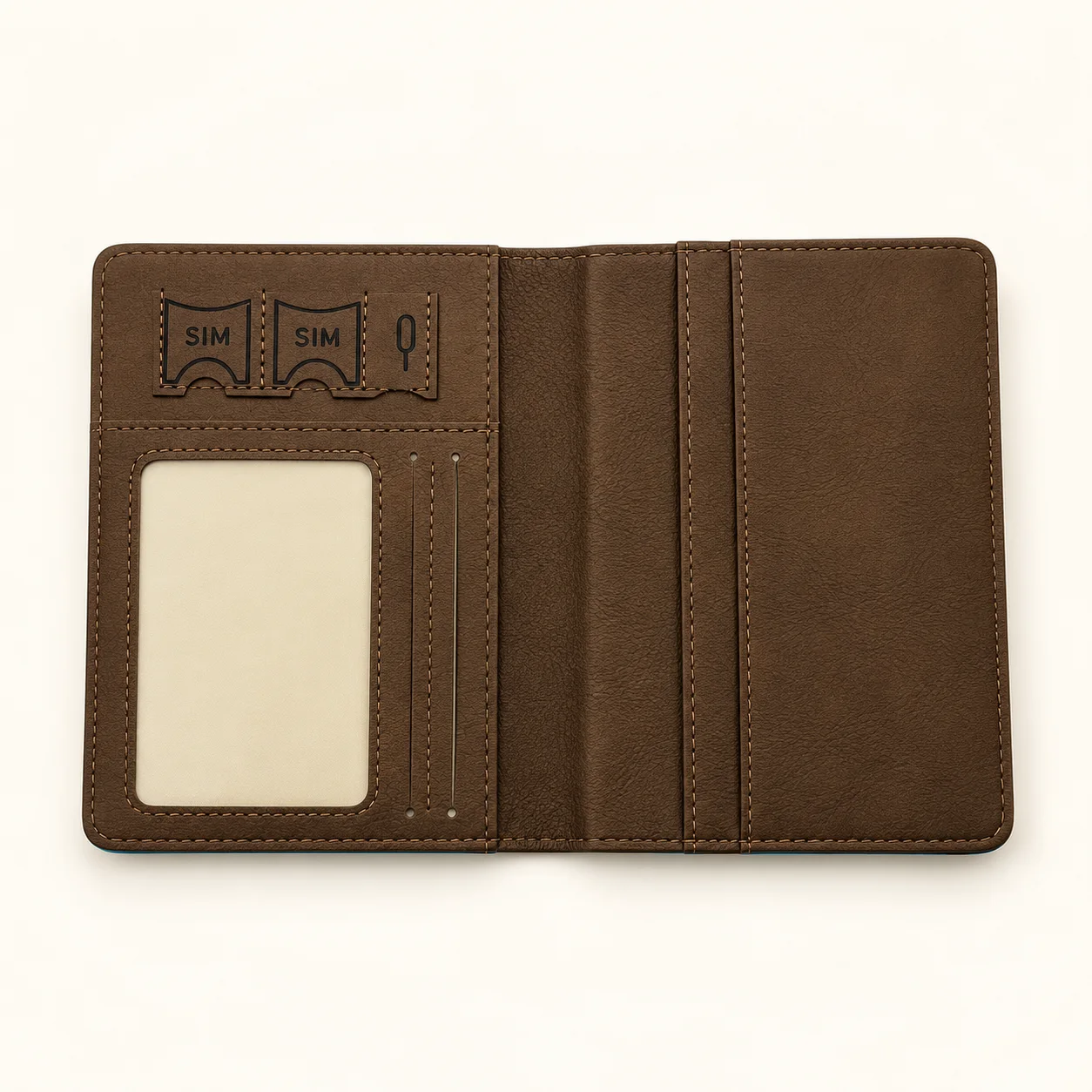 Daisy Sheltie Blue & Pink Passport Holder view 4