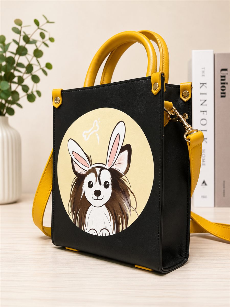 Daisy Pattern Small Hand Bag