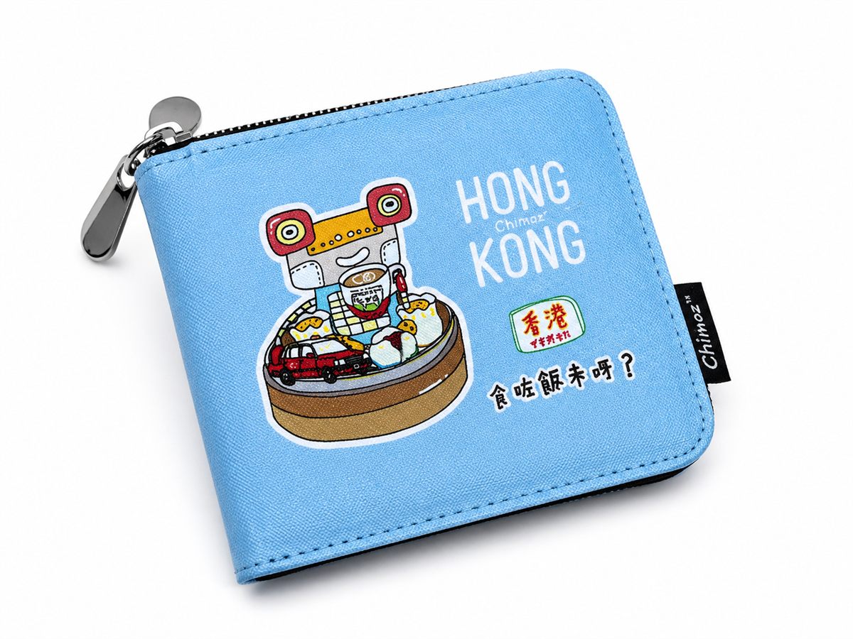 Chimoz HK Wallet with Zipper – Dim Sum view 4