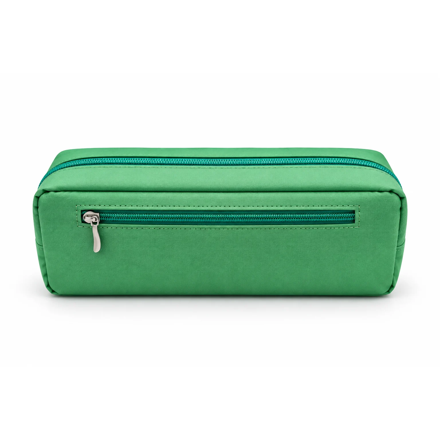 Japan Pattern Gold Crest Large Pencil Case — Mint Green view 2