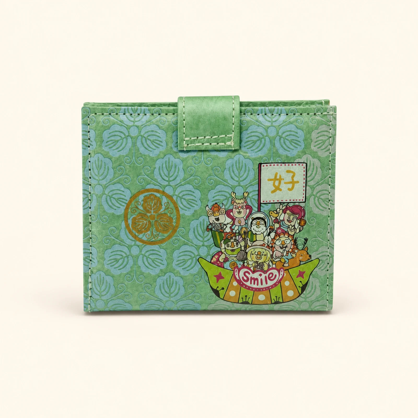 Japan Pattern Short Wallet