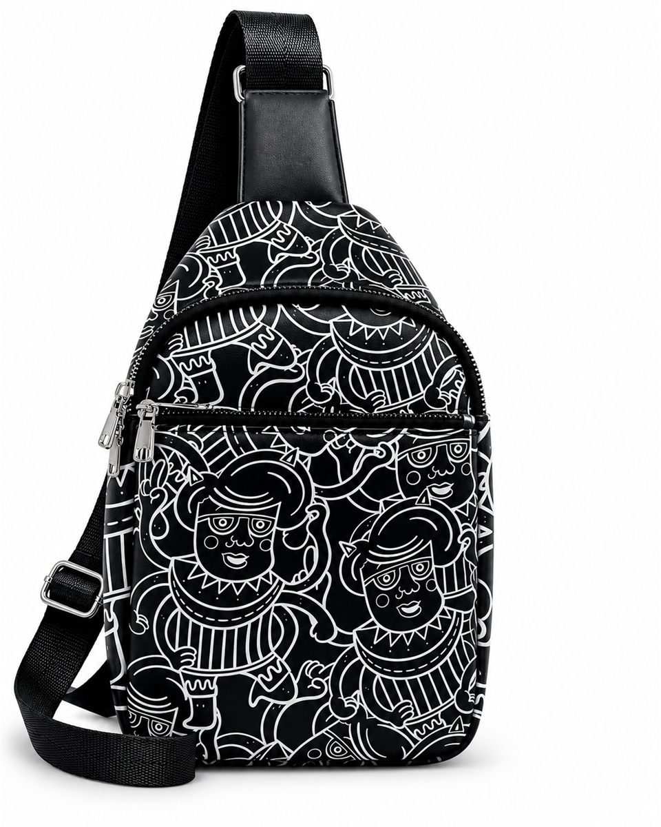 U&S Pattern Sling Bag