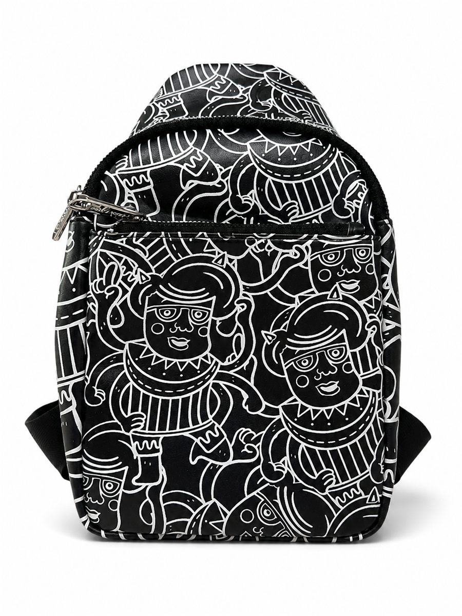 U&S Pattern Sling Bag view 2