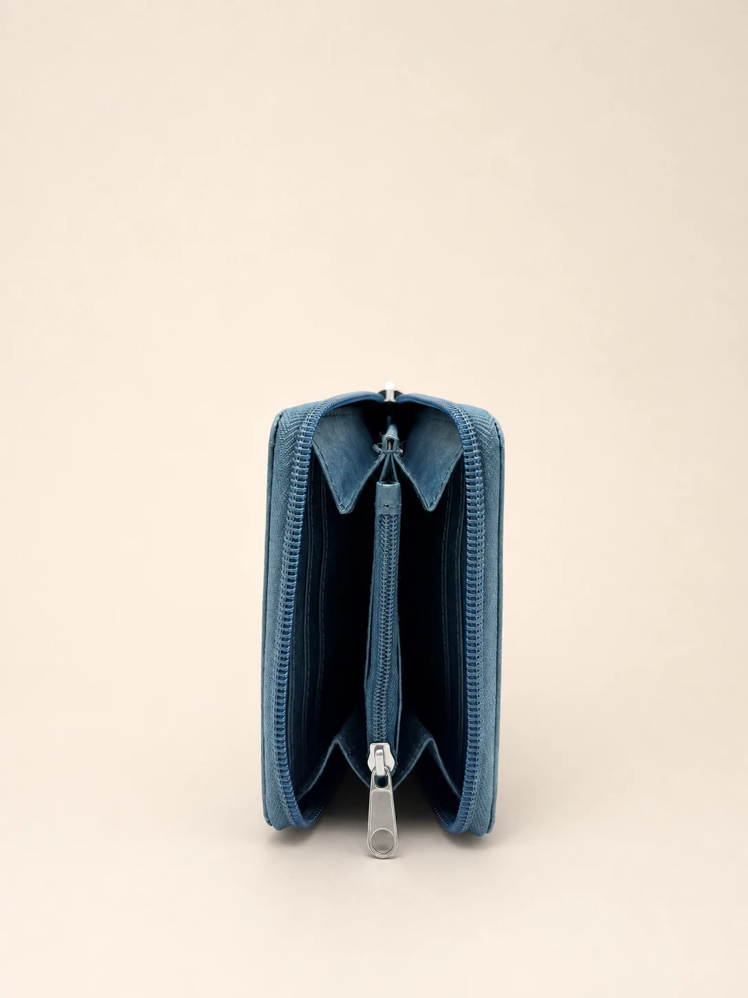 Paper Sensation Wallet with Zipper — Mineral Blue view 3