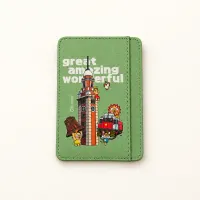 Chimoz Hong Kong Clock Tower Card Holder — Mint Green view 1