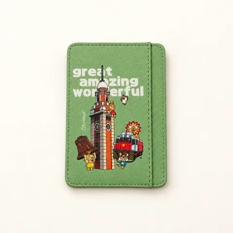 Chimoz Hong Kong Clock Tower Card Holder — Mint Green
