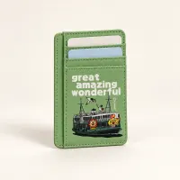 Chimoz Hong Kong Ferry Card Holder — Mint Green view 2