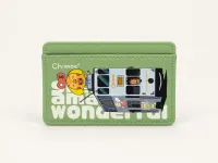 Chimoz Hong Kong Tram Card Holder — Mint Green view 4