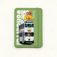 Chimoz Hong Kong Tram Card Holder — Mint Green view 1
