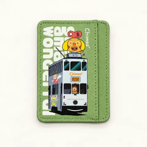 Chimoz Hong Kong Tram Card Holder — Mint Green