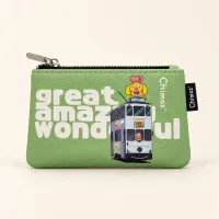 Chimoz Hong Kong Tram Coin Purse — Mint Green view 2