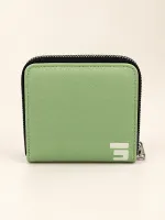 Chimoz Hong Kong Tram Square Zip Wallet — Mint Green view 3