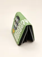 Chimoz Hong Kong Tram Square Zip Wallet — Mint Green view 7
