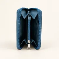 Chimoz Hong Kong Tram & Taxi Zip Wallet — Blue view 4