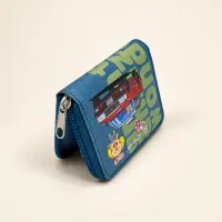Chimoz Hong Kong Tram & Taxi Zip Wallet — Blue view 6