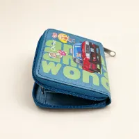 Chimoz Hong Kong Tram & Taxi Zip Wallet — Blue view 5