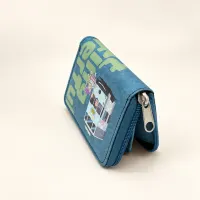 Chimoz Hong Kong Tram & Taxi Zip Wallet — Blue view 7