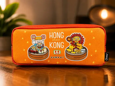 Chimoz HK Pencil Case – Tram & Dim Sum