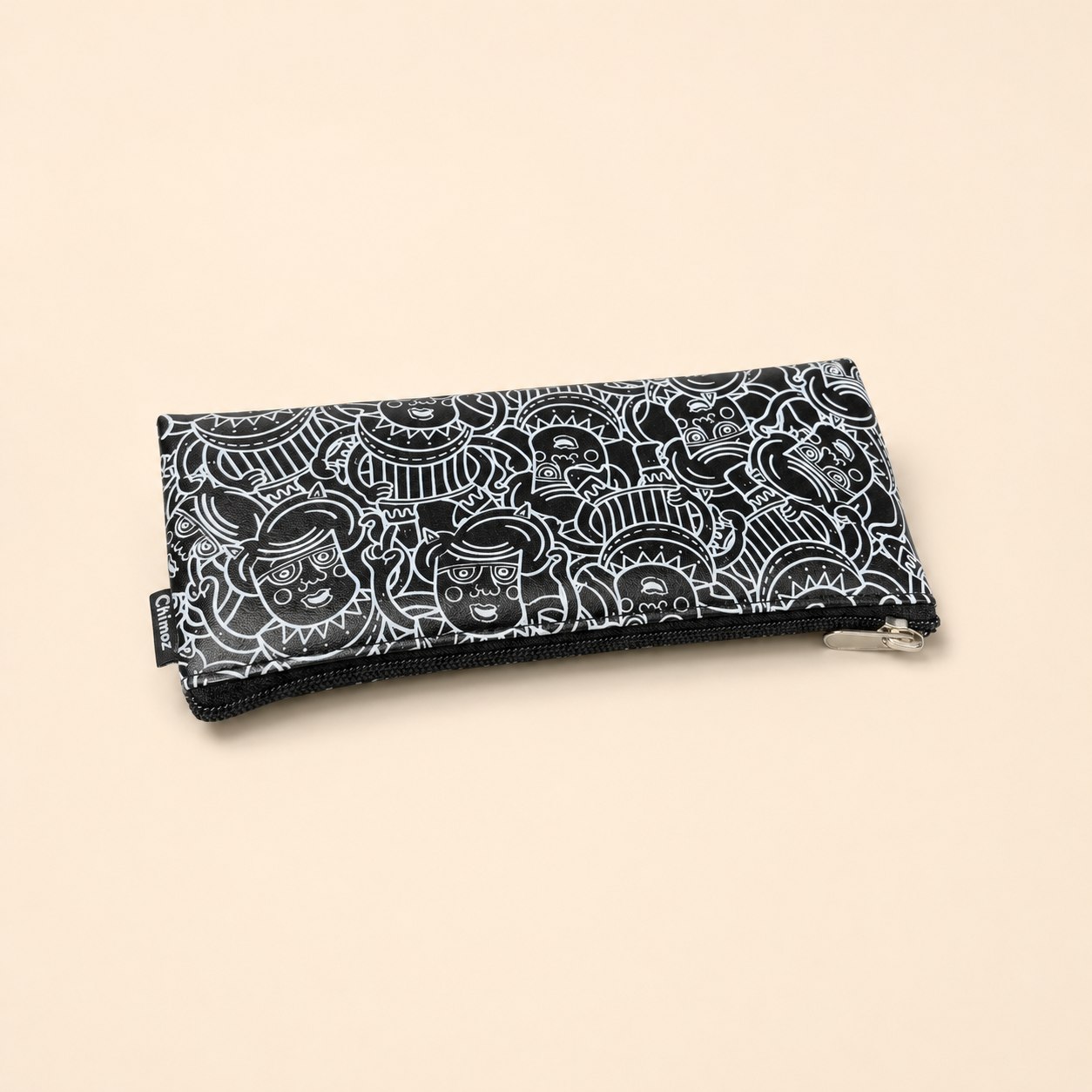 U&S Pattern Flat Pencil Case view 2