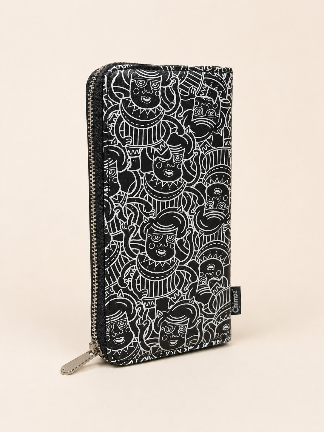 U&S Pattern Long Wallet